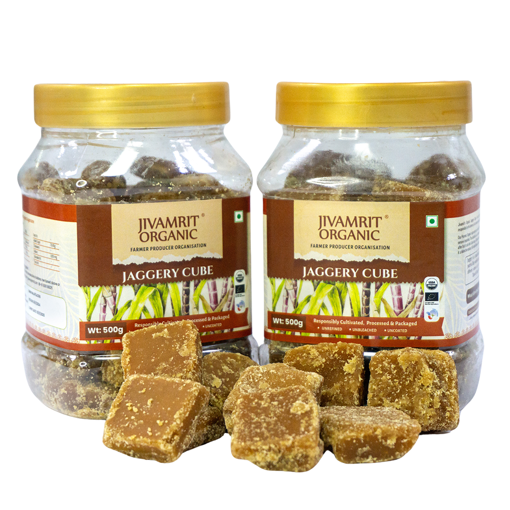 Organic Jaggery Cube 500 Gram